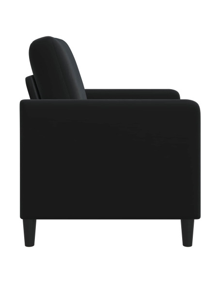 Divano con Storage Nero 72 x 78 x 87 cm Poliestere