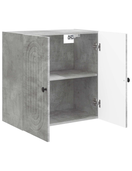 Mobiletto a muro Grigio Cemento 59 x 31 x 60 cm