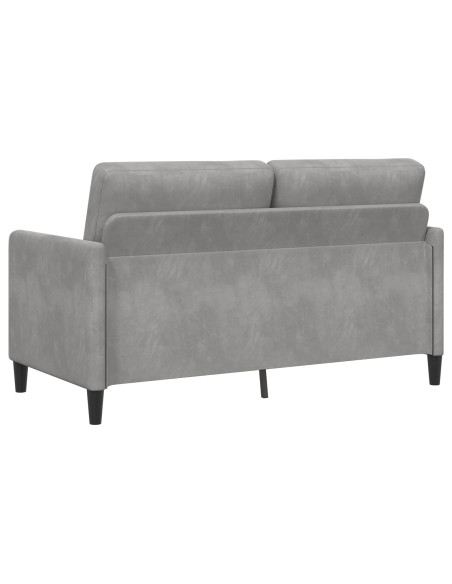 Divano con Storage Grigio Chiaro 152 x 78 x 87 cm Poliestere