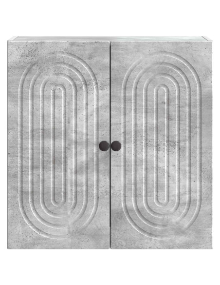 Mobiletto a muro Grigio Cemento 59 x 31 x 60 cm