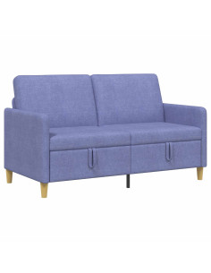 Divano con Storage Blu jeans 152 x 78 x 87 cm Poliestere 2