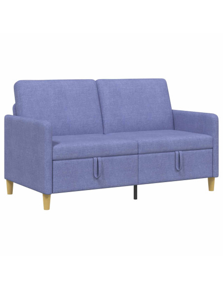 Divano con Storage Blu jeans 152 x 78 x 87 cm Poliestere