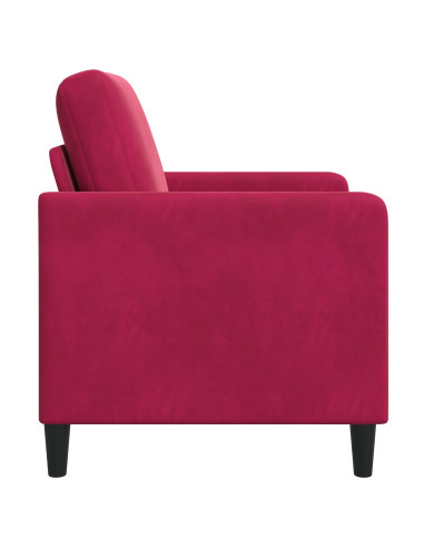 Divano con Storage Rosso Vino 72 x 78 x 87 cm Poliestere