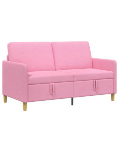 Divano con Storage Rosa 152 x 78 x 87 cm Poliestere 2