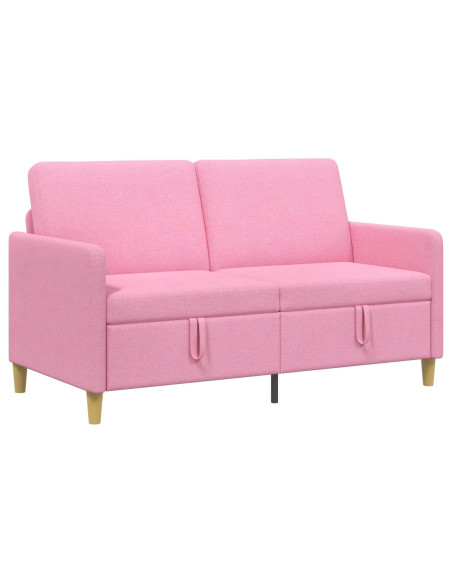 Divano con Storage Rosa 152 x 78 x 87 cm Poliestere