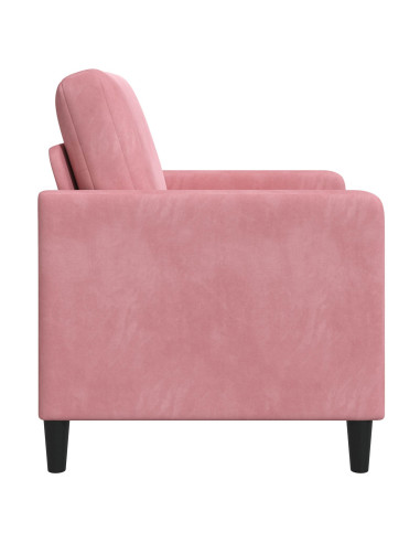 Divano con Storage Rosa 72 x 78 x 87 cm Poliestere