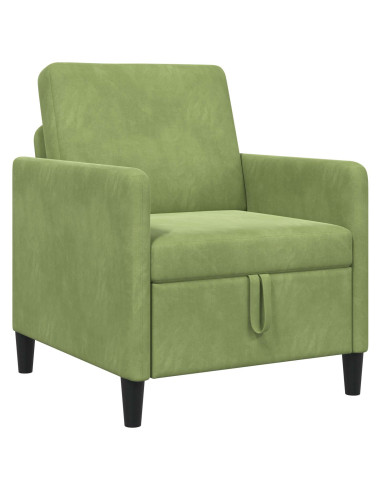 Divano con Storage Verde chiaro 72 x 78 x 87 cm Poliestere