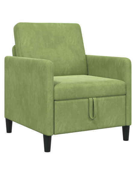 Divano con Storage Verde chiaro 72 x 78 x 87 cm Poliestere
