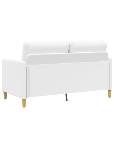 Divano con Storage Bianco 152 x 78 x 87 cm Poliestere