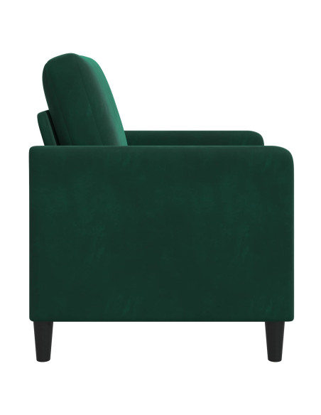 Divano con Storage Verde Scuro 72 x 78 x 87 cm Poliestere