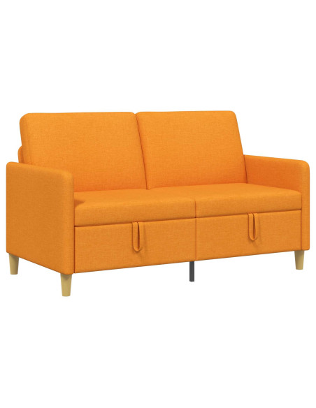 Divano con Storage Giallo Scuro 152 x 78 x 87 cm Poliestere