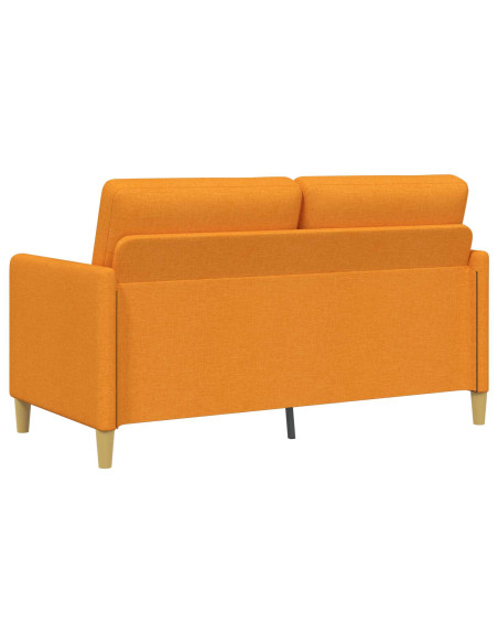 Divano con Storage Giallo Scuro 152 x 78 x 87 cm Poliestere