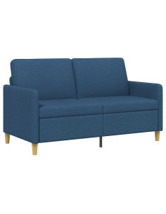 Divano con Storage Blu 152 x 78 x 87 cm Poliestere 2