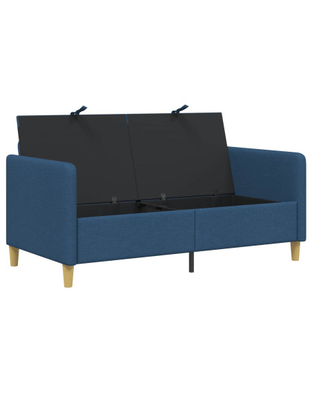 Divano con Storage Blu 152 x 78 x 87 cm Poliestere
