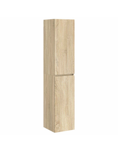 Mobiletto da Bagno a Muro Rovere Sonoma 33 x 34,5 x 160 cm