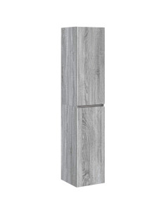 Mobiletto da Bagno a Muro Sonoma grigio 33 x 34,5 x 160 cm