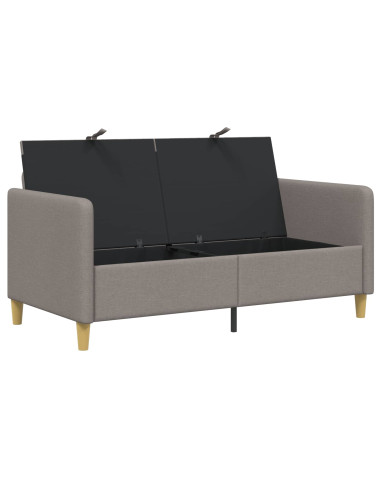 Divano con Storage Tortora 152 x 78 x 87 cm Poliestere