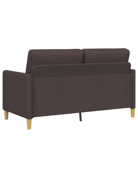 Divano con Storage Marrone Scuro 152 x 78 x 87 cm Poliestere