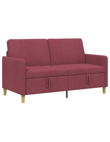 Divano con Storage Rosso Vino 152 x 78 x 87 cm Poliestere