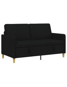 Divano con Storage Nero 152 x 78 x 87 cm Poliestere 2