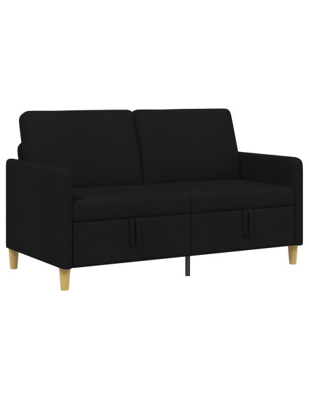 Divano con Storage Nero 152 x 78 x 87 cm Poliestere