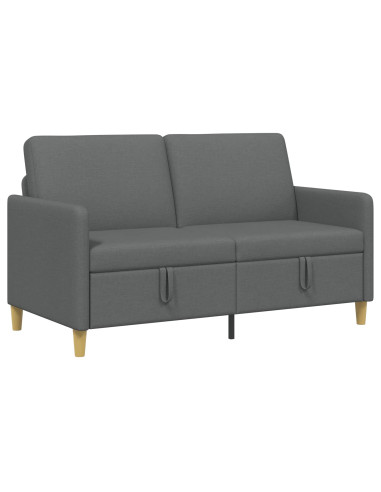 Divano con Storage Grigio Scuro 152 x 78 x 87 cm Poliestere