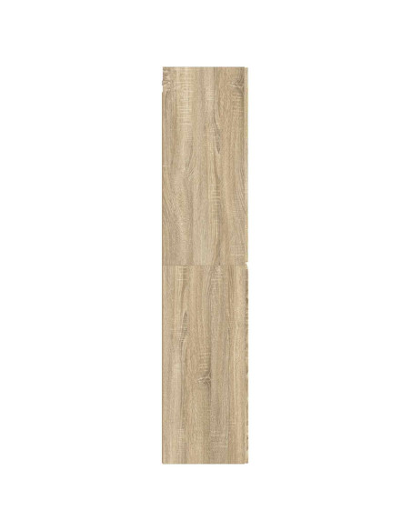 Mobiletto da Bagno a Muro Rovere Sonoma 33 x 34,5 x 160 cm