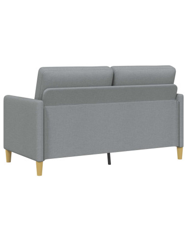 Divano con Storage Grigio Chiaro 152 x 78 x 87 cm Poliestere