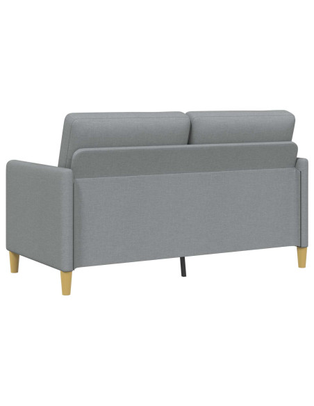 Divano con Storage Grigio Chiaro 152 x 78 x 87 cm Poliestere
