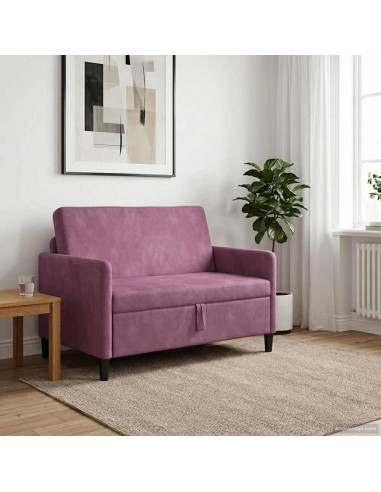 Divano con Storage Viola 122 x 78 x 87 cm Poliestere