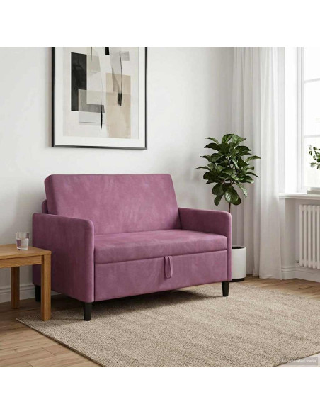 Divano con Storage Viola 122 x 78 x 87 cm Poliestere