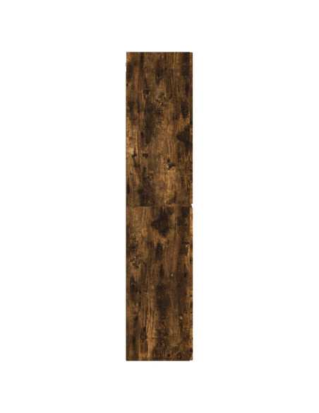 Mobiletto da Bagno a Muro Rovere Fumo 33 x 34,5 x 160 cm
