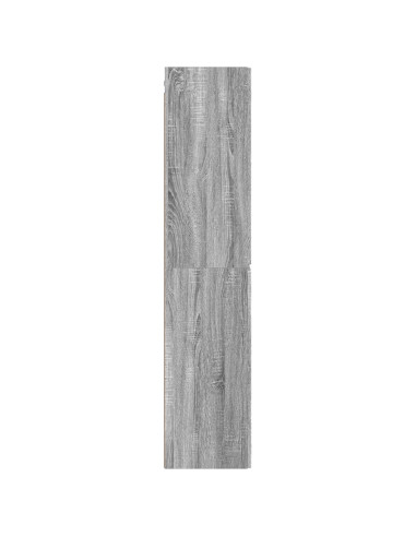 Mobiletto da Bagno a Muro Sonoma grigio 33 x 34,5 x 160 cm
