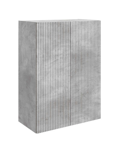 Mobiletto a muro Grigio Cemento 66 x 34,5 x 90 cm