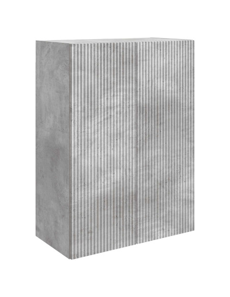 Mobiletto a muro Grigio Cemento 66 x 34,5 x 90 cm