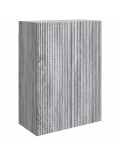 Mobiletto a muro Sonoma grigio 66 x 34,5 x 90 cm