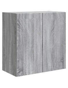 Mobiletto a muro Sonoma grigio 59 x 31 x 60 cm