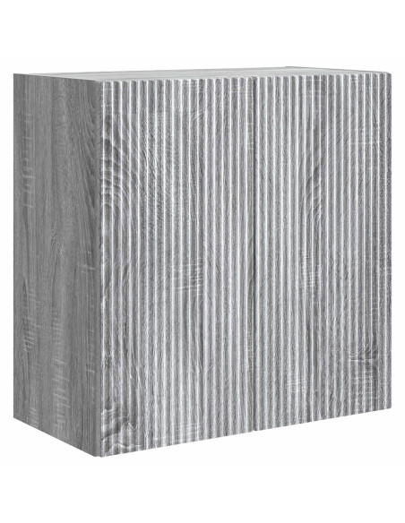 Mobiletto a muro Sonoma grigio 59 x 31 x 60 cm