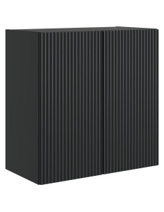 Mobiletto a muro Nero 59 x 31 x 60 cm Legno ingegnerizzato