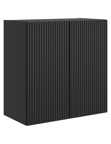 Mobiletto a muro Nero 59 x 31 x 60 cm Legno ingegnerizzato