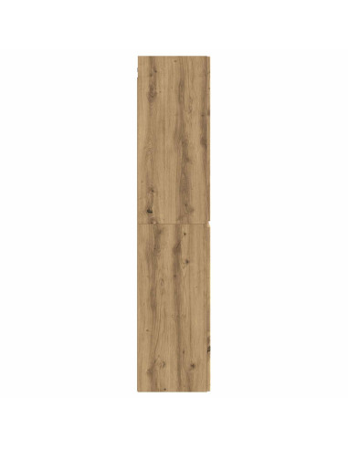 Mobiletto da Bagno a Muro Rovere Artigianale 33 x 34,5 x 160 cm