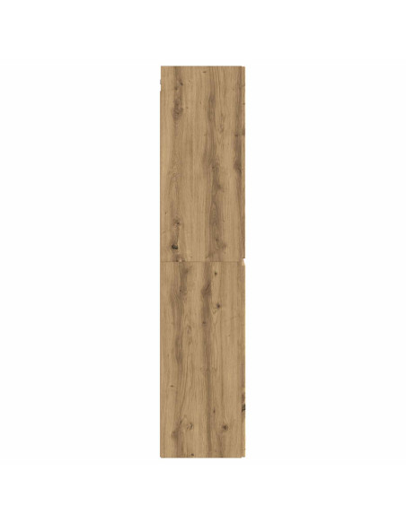 Mobiletto da Bagno a Muro Rovere Artigianale 33 x 34,5 x 160 cm