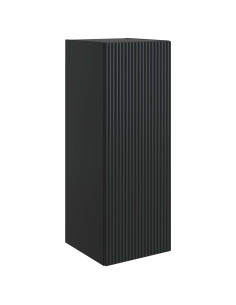 Mobiletto a muro Nero 33 x 34,5 x 90 cm Legno ingegnerizzato