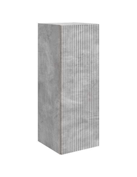 Mobiletto a muro Grigio Cemento 33 x 34,5 x 90 cm
