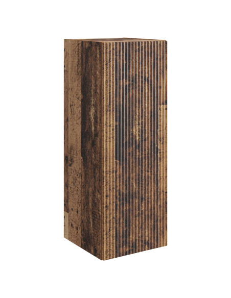 Mobiletto a muro Legno antico 33 x 34,5 x 90 cm