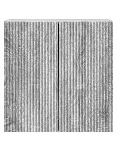 Mobiletto a muro Sonoma grigio 59 x 31 x 60 cm