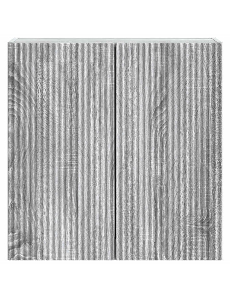 Mobiletto a muro Sonoma grigio 59 x 31 x 60 cm