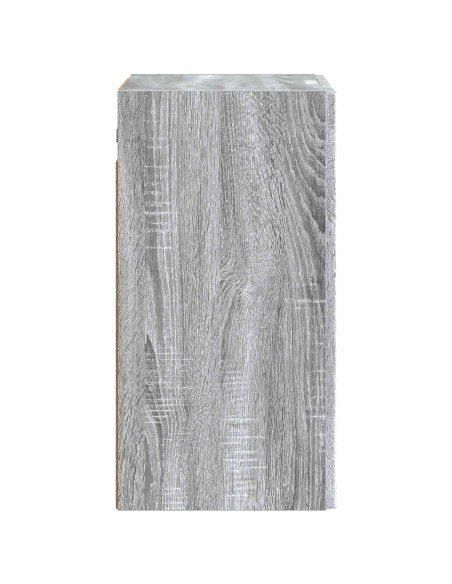Mobiletto a muro Sonoma grigio 59 x 31 x 60 cm