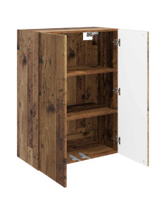 Mobiletto a muro Legno antico 66 x 34,5 x 90 cm 2