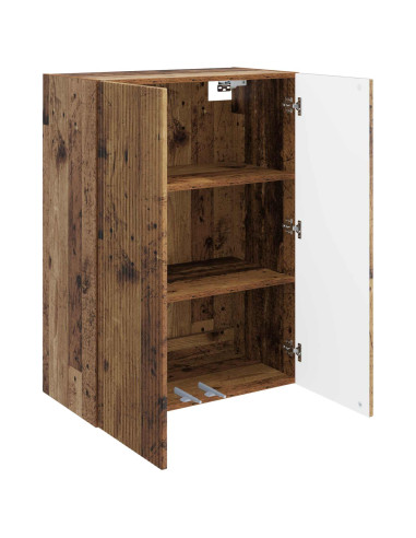 Mobiletto a muro Legno antico 66 x 34,5 x 90 cm